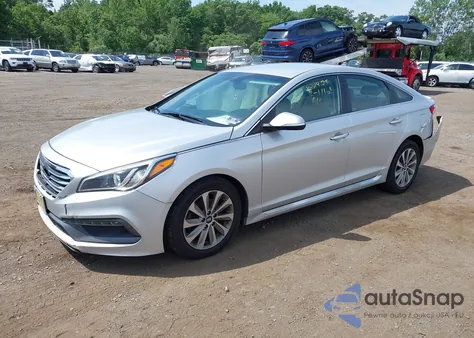 2016 Hyundai Sonata Sport z USA, uszkodzony, nr VIN 5NPE34AF6GH332173